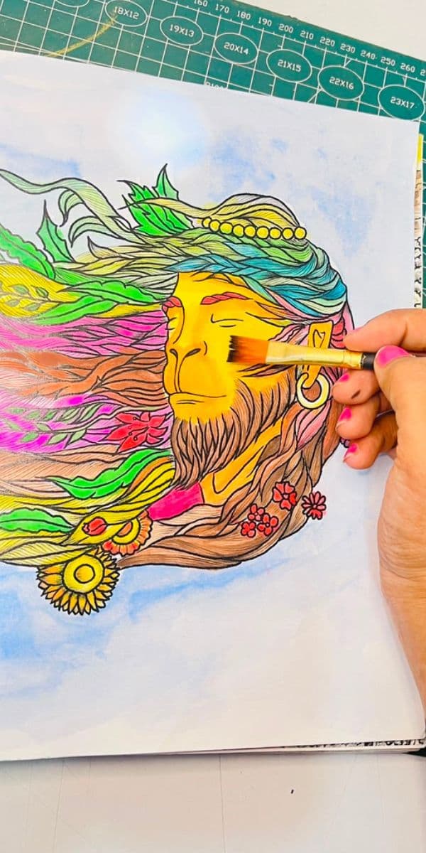 Coloured by Priya M.