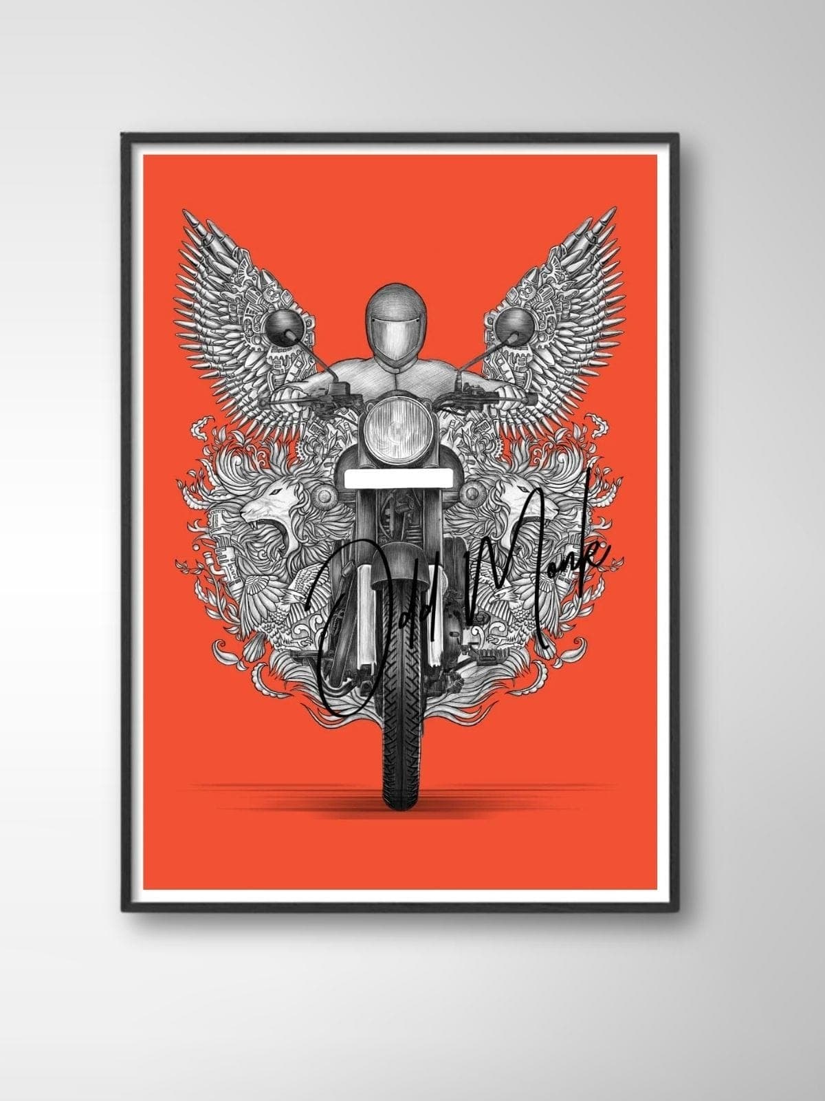 Cover image for AMC — Art of Motorcycling illustration project.
